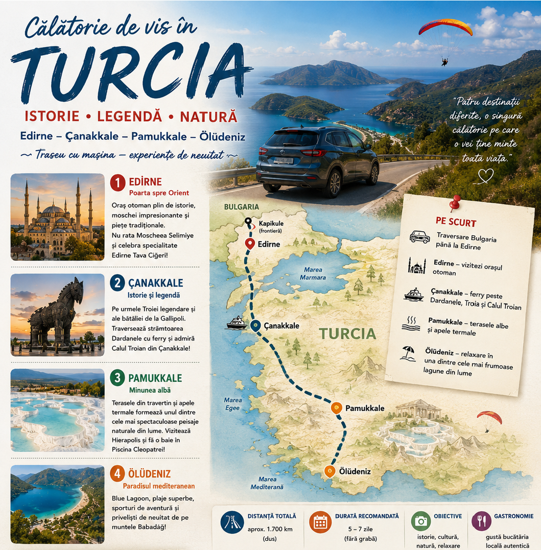 Vacanță de 3600km în Turcia
